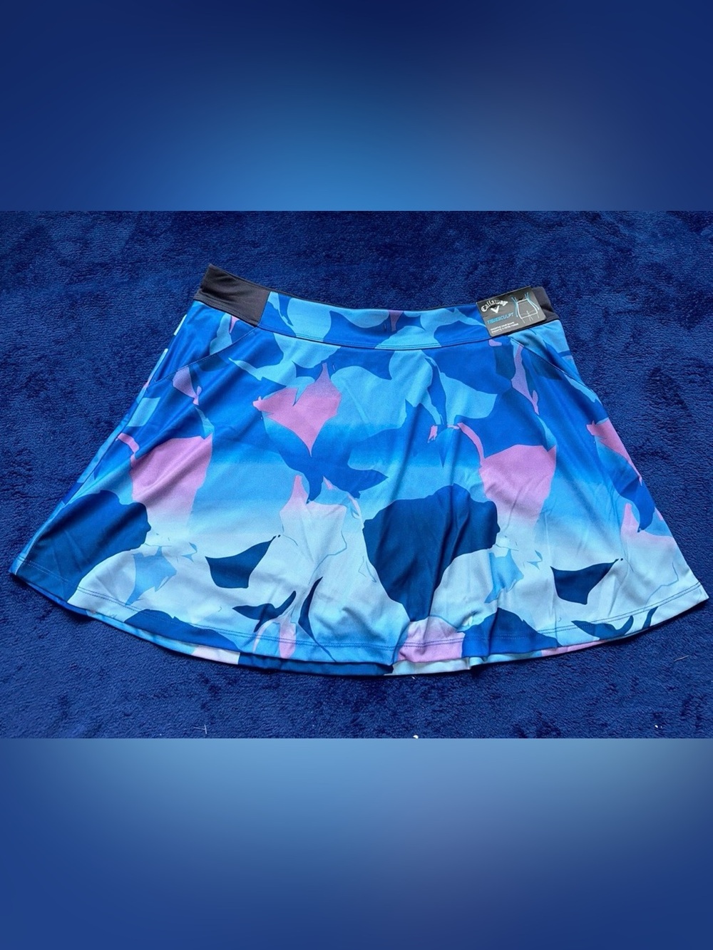 New Callaway Womens True Sculpt Skort Skirt Golf Pockets Opti Dry Large L NWT